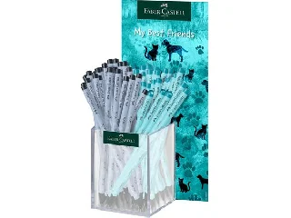 Grafitceruza display, HB, háromszögletű, FABER-CASTELL 