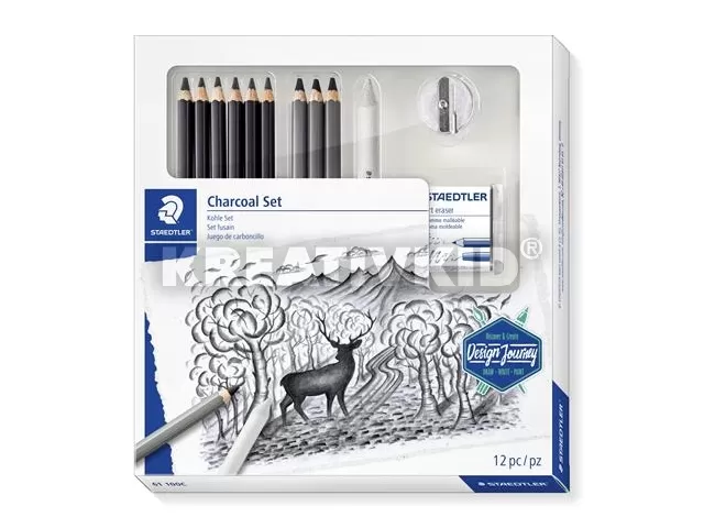 Grafitceruza készlet, hegyezővel, gyurmaradírral, STAEDTLER