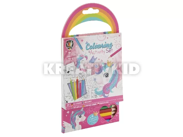 Grafix - Színező és foglalkoztató készlet +5 ceruza, 2 féle 22 x 11, 5 cm