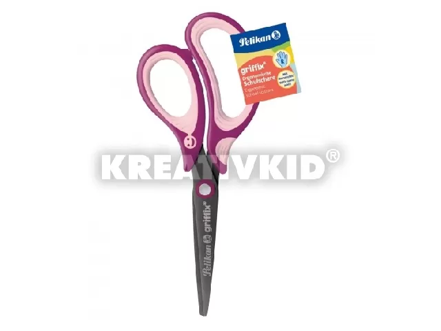 Griffix iskolai olló hegyes, jobbkezes, berry