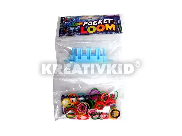 Gumi karkötő 100 db-os - Utazó szett (kék)