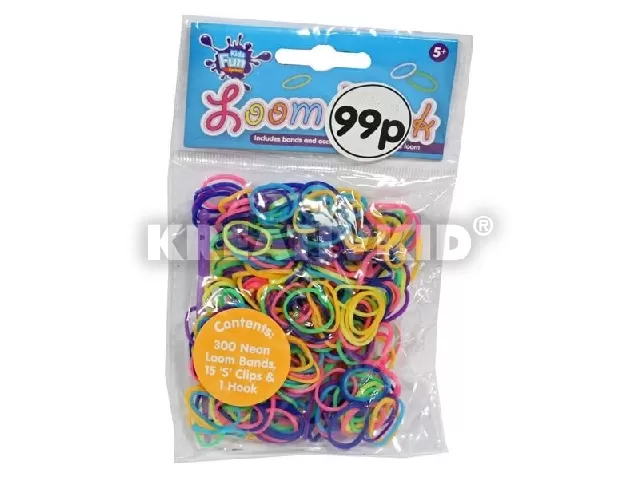 Gumi karkötő 300 db-os - Neon