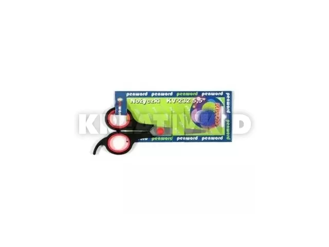 Gumírozott nyelű irodai olló - 14 cm