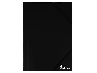 Gumis mappa, 15 mm, PP, A4, VICTORIA OFFICE, piros