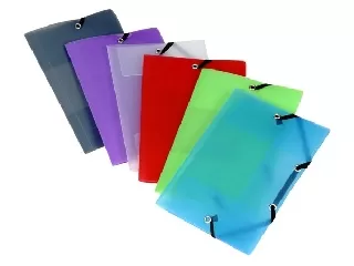 Gumis mappa, 20 mm, PP, A6, VIQUEL