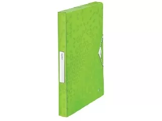 Gumis mappa, 30 mm, PP, A4, LEITZ 