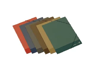 Gumis mappa, karton, A/4, AMBAR 