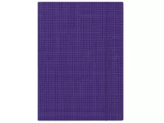 Gumis mappa, karton, A4, kockás, DONAU, kék