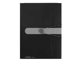 Gumis mappa PP A4 easy orga to go fekete