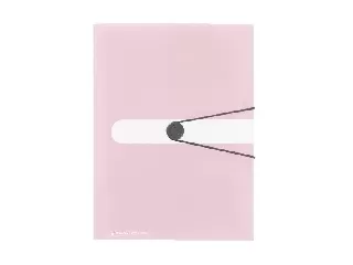 Gumis mappa PP A4 easy orga to go Pastels rózsaszín