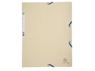 Gumis mappa, prespán, A4, EXACOMPTA, elefántcsont