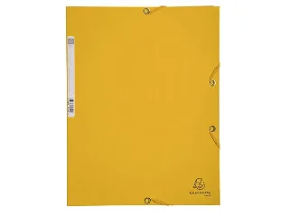 Gumis mappa, prespán, A4, EXACOMPTA, sárga