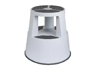 Gurulós polipropilén zsámoly, WEDO, világosszürke