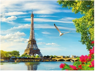 Gyémántfestés Eiffel-torony 30x40cm
