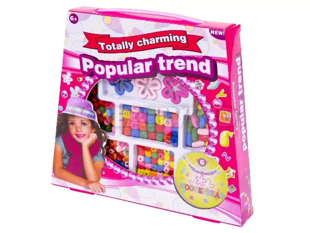 Gyöngyfűző készlet betűkkel