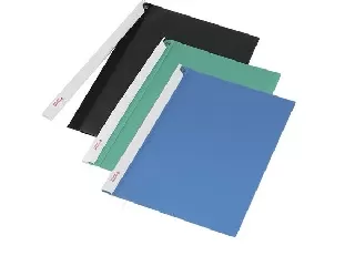 Gyorsfűző, hosszú klipes, PP, A4, PANTA PLAST, zöld