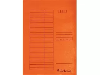 Gyorsfűző, karton, A4, VICTORIA OFFICE, narancs