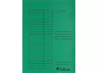 Gyorsfűző, karton, A4, VICTORIA OFFICE, zöld
