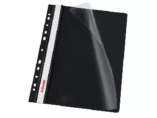 Gyorsfűző, lefűzhető, PP, A4, ESSELTE, VIVIDA, fekete