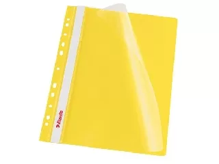 Gyorsfűző, lefűzhető, PP, A4, ESSELTE, VIVIDA, sárga