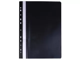 Gyorsfűző, lefűzhető, PP, A4, VICTORIA OFFICE, fekete