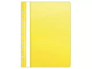 Gyorsfűző, lefűzhető, PVC, A4, DONAU, citromsárga
