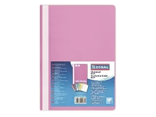 Gyorsfűző, PP, A4, DONAU, rózsaszín