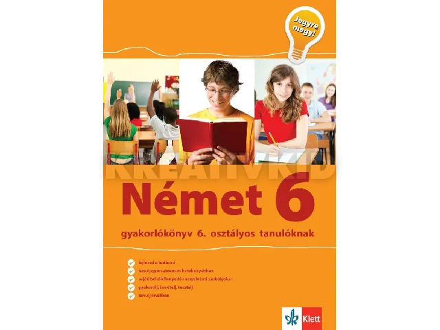 GYURIS EDIT, SÁRVÁRI TÜNDE: NÉMET 6 GYAKORLÓKÖNYV - JEGYRE MEGY!