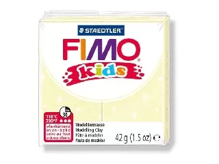 Gyurma, 42 g, égethető, gyöngyház sárga FIMO