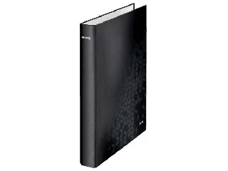 Gyűrűs könyv, 2 gyűrű, D alakú, 40 mm, A4 Maxi, karton, LEITZ