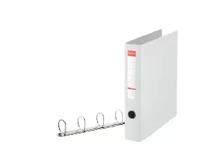 Gyűrűs könyv, 4 gyűrű, D alakú, 60 mm, A4 maxi, PP, ESSELTE