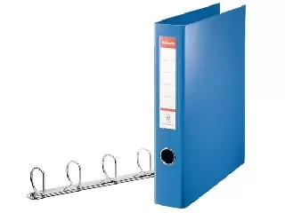 Gyűrűs könyv, 4 gyűrű, D alakú, 60 mm, A4 maxi, PP, ESSELTE