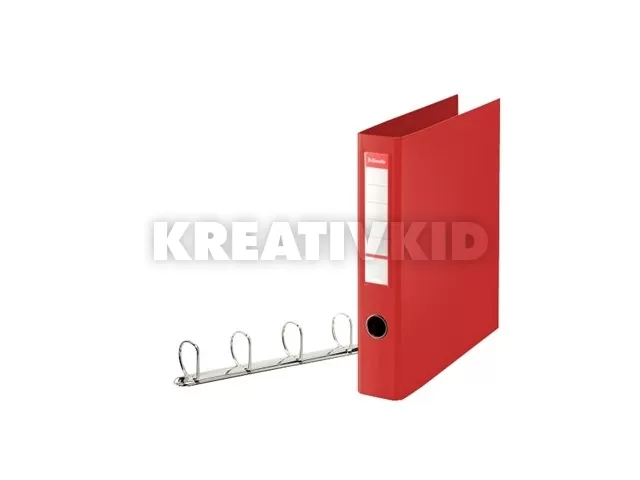 Gyűrűs könyv, 4 gyűrű, D alakú, 60 mm, A4 maxi, PP, ESSELTE 