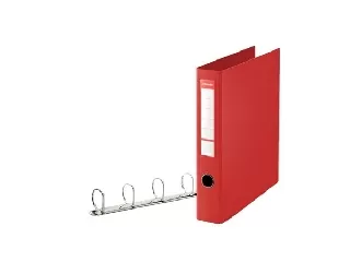 Gyűrűs könyv, 4 gyűrű, D alakú, 60 mm, A4 maxi, PP, ESSELTE