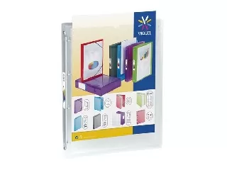 Gyűrűs könyv, panorámás, 4 gyűrű, 25 mm, A4, PP, VIQUEL