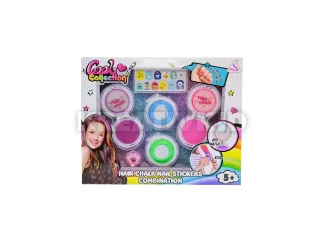 Hajszínező és körömmatrica készlet - 26 db-os