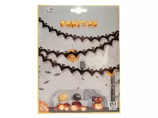 Halloween fűzér denevéres 3m