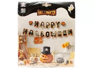 Halloween fűzér- Happy Halloween 3m