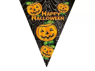 Halloweeni zászlófüzér 5 m