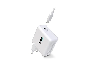 Hálózati töltő, 1xUSB-C (65W), USB-C–USB-C kábel, URBAN FACTORY