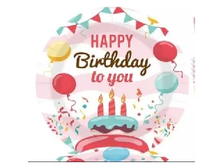 Happy Birthday! mintás papírtányér - 10 db-os