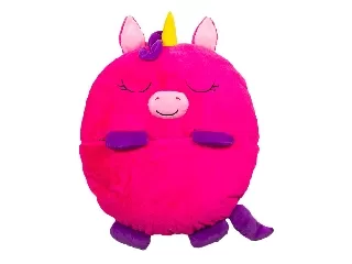 Happy Nappers: 2 az 1-ben hálózsák és párna - Pink unikornis