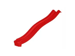 Hapro csúszdalap vízcsatlakozóval, matt piros - 2,65 m-es