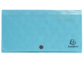 Harmonikamappa, 260x140 mm, PP, 7 rekeszes, EXACOMPTA