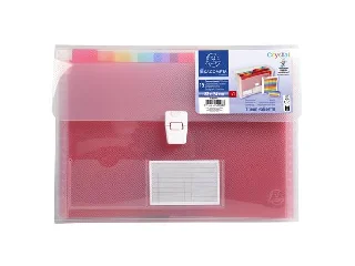 Harmonikamappa, A4, PP, 13 rekeszes, EXACOMPTA