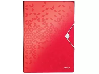 Harmonikamappa, A4, PP, 6 rekeszes, LEITZ 