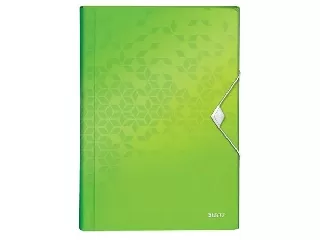 Harmonikamappa, A4, PP, 6 rekeszes, LEITZ 