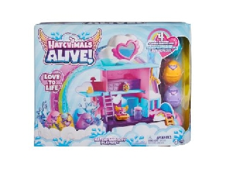 Hatchimals: Alive! óvoda játékszett 4 mini figurával - Vizes csomag