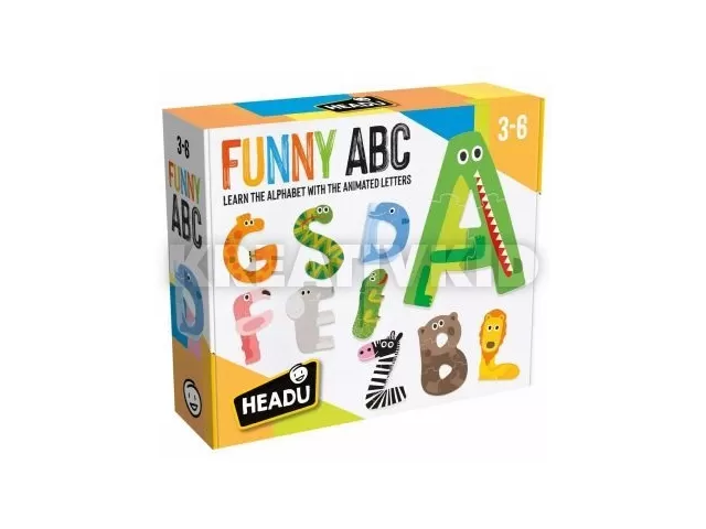 Headu: Állatfigurás betűkirakó - angol ábécé