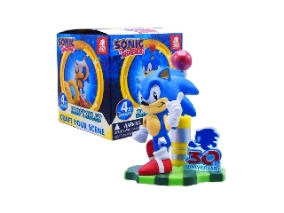 Sonic meglepetés figura összeépíthető jelenettel